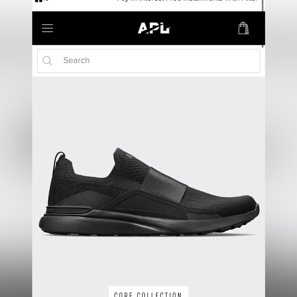 APL techloom slip on sneakers size 8.5